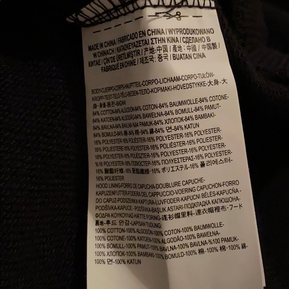 Vans Strait Out Turvy Cropped Hoodie Black Women’s - Picture 8 of 8